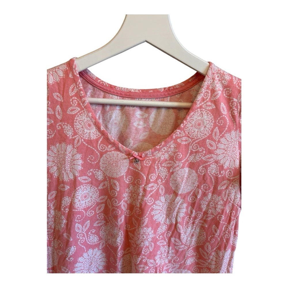 Nautica Pink Floral Nightgown - Picture 4 of 7